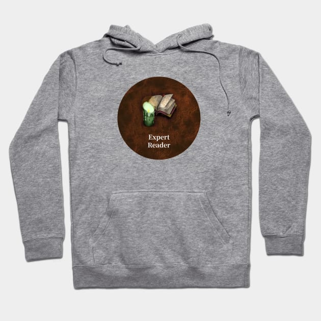 Expert Reader - Heroes of Might and Magic III expert reader skill Hoodie by caseofstyle